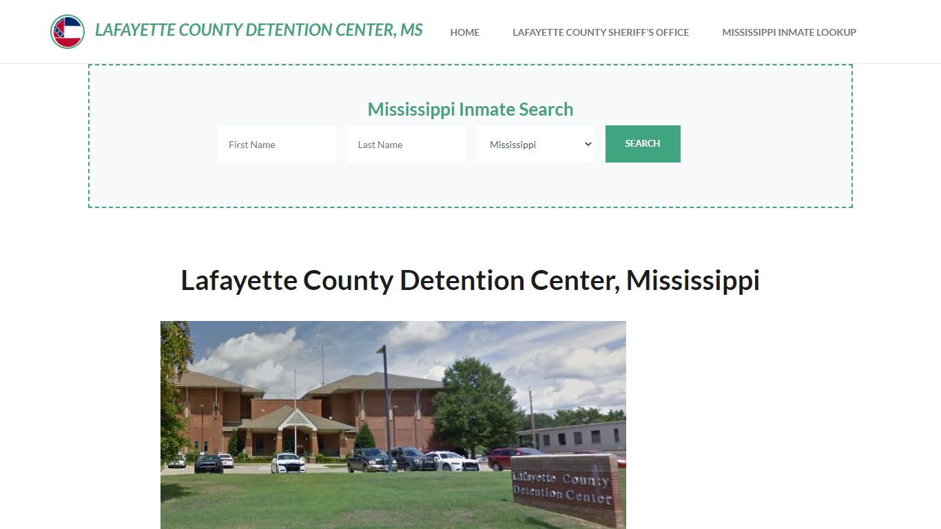 Lafayette County Detention Center, MS Inmate Roster, Offender Search